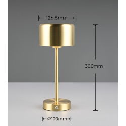 JEFF LED ZŁOTA MAT LAMPA PRZENOŚNA  RL R59151108